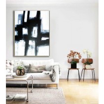 Abstract Decor Painting, Large Decor Art, Black and white art, Abstract Painting, Original Artwork, Large Contemporary, Black white fine art