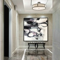 Black and white art, Abstract painting, Canvas art, Contemporary art, Original painting, Acrylic black and white art, Decor, Wall decor