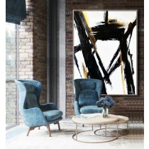 Large Handmade Art, Custom palette knife, Large Hand painted, Painted Art, Black and White Oil Art, Original Wall art, Minimal Art, Painting