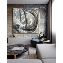 Canvas painting, Black and white art, Acrylic art, Wall decor, Acrylic painting, Art, Abstract painting, Large Abstract canvas art, Black and white