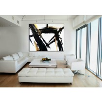 Living Room Art, Black Wall Art, Abstract Painting, Black White Art, Large Abstract canvas art, Oil painting, Large abstract, Large Art, Oil Canvas Art