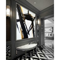 Canvas Painting, Oil Original Art, Large acrylic Art, Living Room Art, Black Wall Art, Handmade Decor Art, Original Art, Oil Large Painting