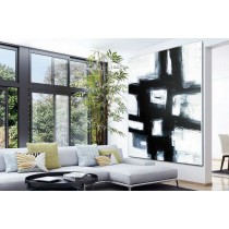 Abstract teal art, Abstract Painting, Original Artwork, Acrylic paintings, Black and white art, Abstract Canvas, Canvas Abstract, Art Canvas