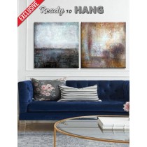 Set of 2 Large Abstract canvas art, Heavy Textured, Painting, Abstract paintings, Art painting, Contemporary Art, Painting canvas art, Abstract Wall art