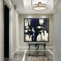 Black White Large Art, Large Decor Art, Painting, On Canvas, Acrylic painting, Large abstract, Large wall art, Painting on canvas, Art