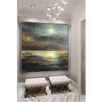 Acrylic on Canvas, Acrylic Paintings, Seascape Painting, Abstract Seascape, Acrylic PaintingPainting, Canvas Painting