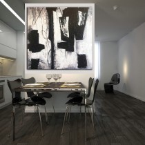 Black and White, Abstract Painting, Large Large Abstract canvas art, Abstract Canvas, Black and White Art, Abstract Canvas Art, Canvas Art, Painting