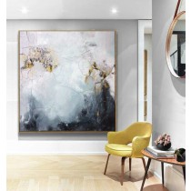 Painting for decor, Contemporary Art, Modern Abstract, Abstract Mountain Painting, Rock Textures , Grey Decor, Oil Painting, Large Painting