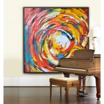 Large Modern Art Contemporary Painting, Handmade Original Art, Acrylic Paintingt - By Biao