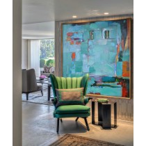 Hand Made Large Acrylic Painting On Canvas, Large Abstract canvas art Decor. Large Contemporary Paintingt - By Biao