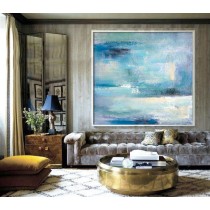 Large Modern Art Contemporary Painting, Handmade Original Art, Acrylic Paintingt - By Biao