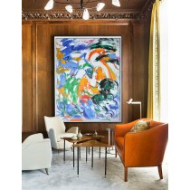 Contemporary Wall Art, Large Art Abstract Painting, Modern Wall Decor. Original and Handmadet - By Biao