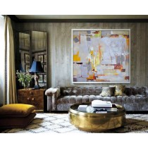 Handmade Large Contemporary Art Acrylic Painting Abstract Canvas Art, Original Artworkt - By Biao
