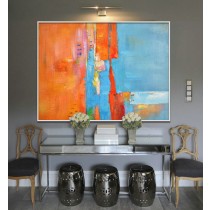 Handmade Large Painting, Original Art, Large Canvas Art. Contemporary Art, Modern Art Abstract Painting - By Biao