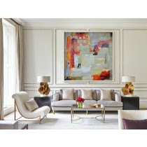 Hand Made Large Acrylic Painting On Canvas, Large Abstract canvas art Decor. Large Contemporary Paintingt - By Biao