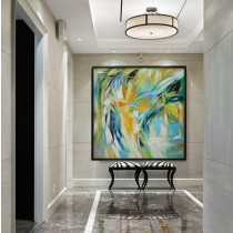 Large Contemporary Art Canvas Painting. Handmade Large Abstract canvas art Modern Wall Artt - By Biao