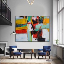 Handmade Extra Large Contemporary Painting, Huge Abstract Canvas Art, Original Artwork. Hand paint - By Leo