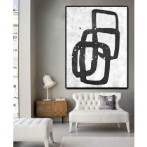 Abstract Painting On Canvas, Vertical Canvas Painting, Large Wall Art, Large Abstract canvas art.