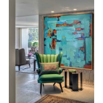 Hand Made Large Acrylic Painting On Canvas, Large Abstract canvas art Decor. Large Contemporary Paintingt - By Biao