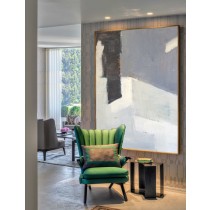 Large Large Abstract canvas art Oil Painting On Canvas Original Contemporary Art Canvas Painting by Biao. Black white gray orange blue