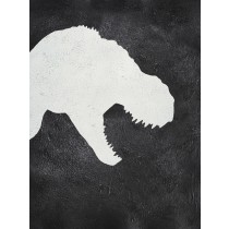 Large Abstract Painting Canvas Art, Animal Painting On Canvas, Handmade Original Art dinosaur.