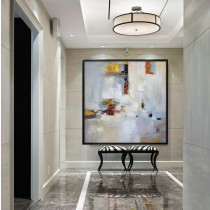 Large Contemporary Art Canvas Painting. Handmade Large Abstract canvas art Modern Wall Artt - By Biao