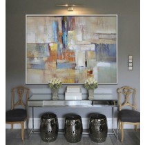 Handmade Large Painting, Original Art, Large Canvas Art. Contemporary Art, Modern Art Abstract Paintingt - By Biao