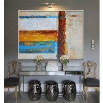 Handmade Large Painting, Original Art, Large Canvas Art. Contemporary Art, Modern Art Abstract Paintingt - By Biao