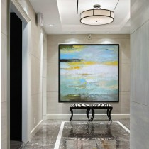 Large Contemporary Art Canvas Painting. Handmade Large Abstract canvas art Modern Wall Artt - By Biao