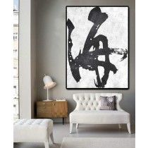 Huge Abstract Painting On Canvas, Vertical Canvas Painting, Extra Large Wall Art, Large Abstract canvas art, Handmade.