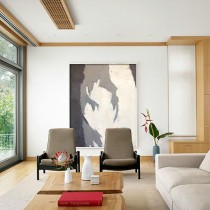 Large Large Abstract canvas art Oil Painting On Canvas, Original Contemporary Art Canvas Painting. Black white gray.