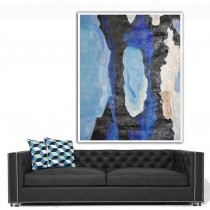 Abstract Oil Painting  Contemporary Art Acrylic Painting, Hand Painted Abstract Painting - By Biao