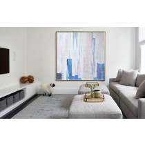 Large Contemporary Art Canvas Painting. Large Abstract canvas art - By Biao