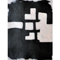 Black And Pink Painting Minimalist Art, Large Canvas Art. Abstract Painting, Modern Art Geometric Art. Hand Painted Acrylic Painting.