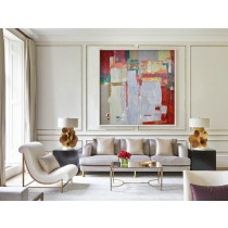 Hand Made Large Acrylic Painting On Canvas, Large Abstract canvas art Decor. Large Contemporary Paintingt - By Biao
