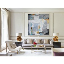 Hand Made Large Acrylic Painting On Canvas, Large Abstract canvas art Decor. Large Contemporary Paintingt - By Biao
