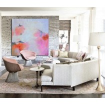 Large Hand-painted Large Abstract canvas art On Canvas, Original Painting by Biao.