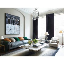 Abstract Painting Extra  Handmade Minimalist Geometric Art, Acrylic Painting.