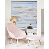 Large Abstract Oil Painting, Contemporary Art. Handmade,  blue, gray, gold, yellow, etc.