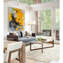 Large Palette Knife Painting On Canvas, Large Abstract canvas art Decor. Large Contemporary Paintingt - By Leo