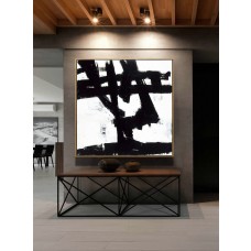 Abstract Canvas, Contemporary Art, Abstract Painting, Original Artwork, Acrylic paintings, Black and white art, Large Handmade Art, Painting