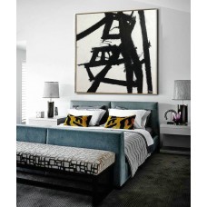 Black and white painting, Extra Large Abstract Painting, Decor Painting, Oversized Painting, BBlack white fine art, Black white prints