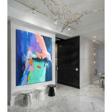 Abstract paintings, Oil painting, Large abstract, Painting abstract, Large Abstract canvas art, Textured Palette Knife, Art painting on canvas, Painting