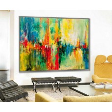 Colorful Large Art, Large Decor Art, Painting abstract,  Original Large Art, Texture knife, Original Artwork, Painting Art