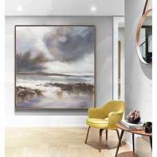 Living Room Decor, Extra large wall art, Palette knife, Art painting, Black and White Large Art, Original art, Handmade Decor Art, Painting