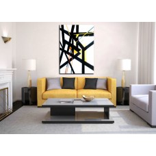 Original Large Painting, Oversize art, Large Acrylic Art, Black and White wall art, Painting abstract,  Living Room Art