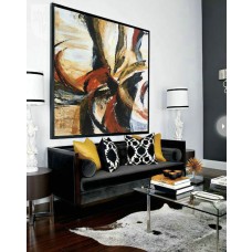 Large Abstract canvas art, Oil Painting, Black and White, Home Decor Art, Abstract Painting, Large Wall Art, Canvas Painting, Black and White Art, Canvas