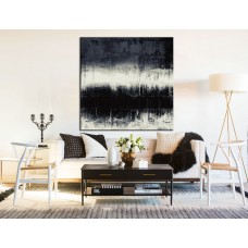 Black and White, Minimal Art, Black and White Painting, Oil Large Art, Large Minimal Art, Abstract wall decor, Minimal Large Art, Painting