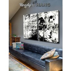 Set of 2 Abstract wall art, Canvas painting, Original painting, Contemporary Art, Home wall art, Acrylic art, Made to order, Large Decor Art