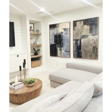 Abstract paintings, Set of 2 Hand Paint, Abstract Painting, Original Artwork, Original wall art, Oil painting, Oil Canvas Painting, Oil art